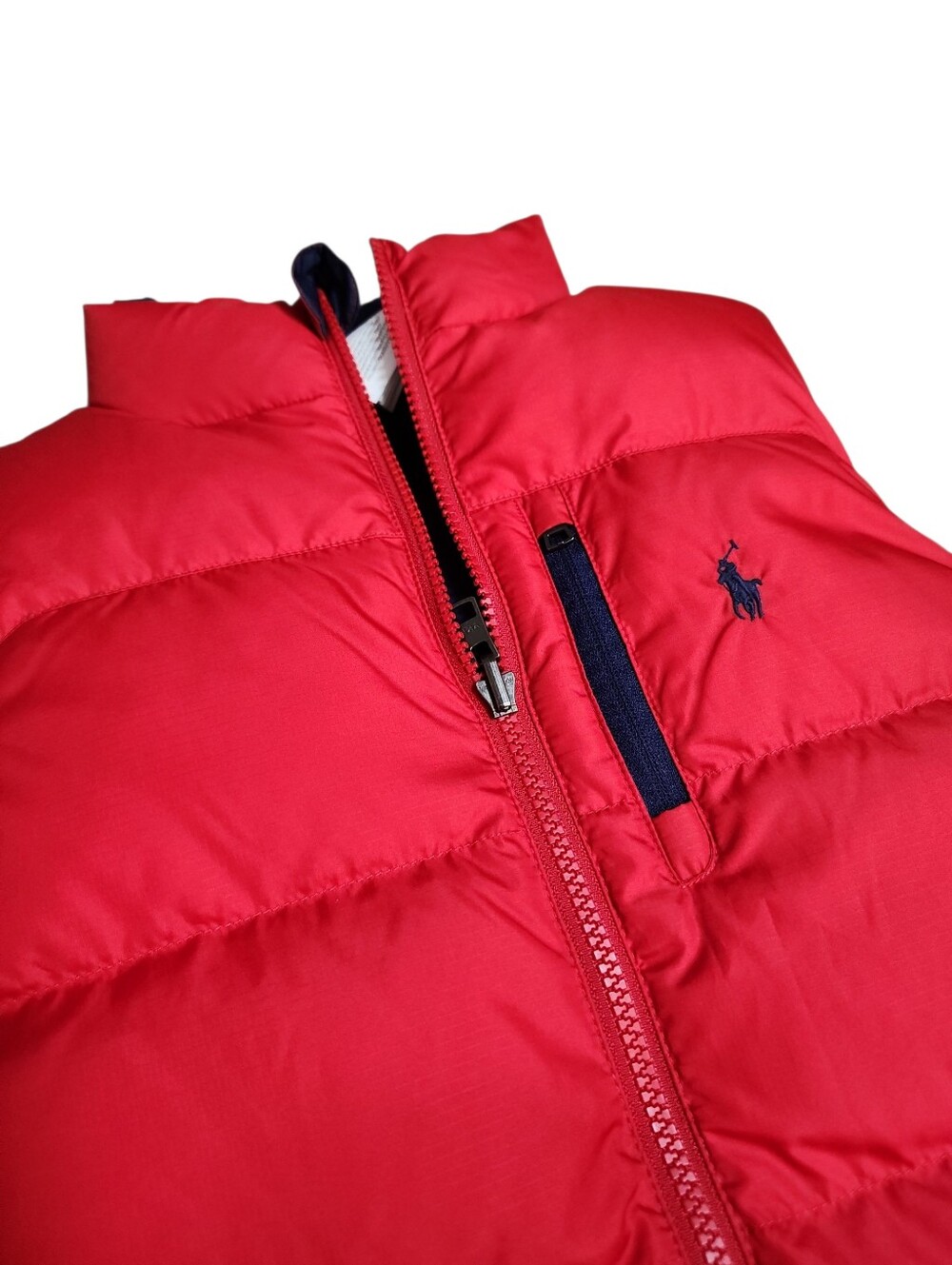 Polo Ralph Lauren Boys Reversible Full Zip Down Puffer Vest Nwt‎ Size 10/12